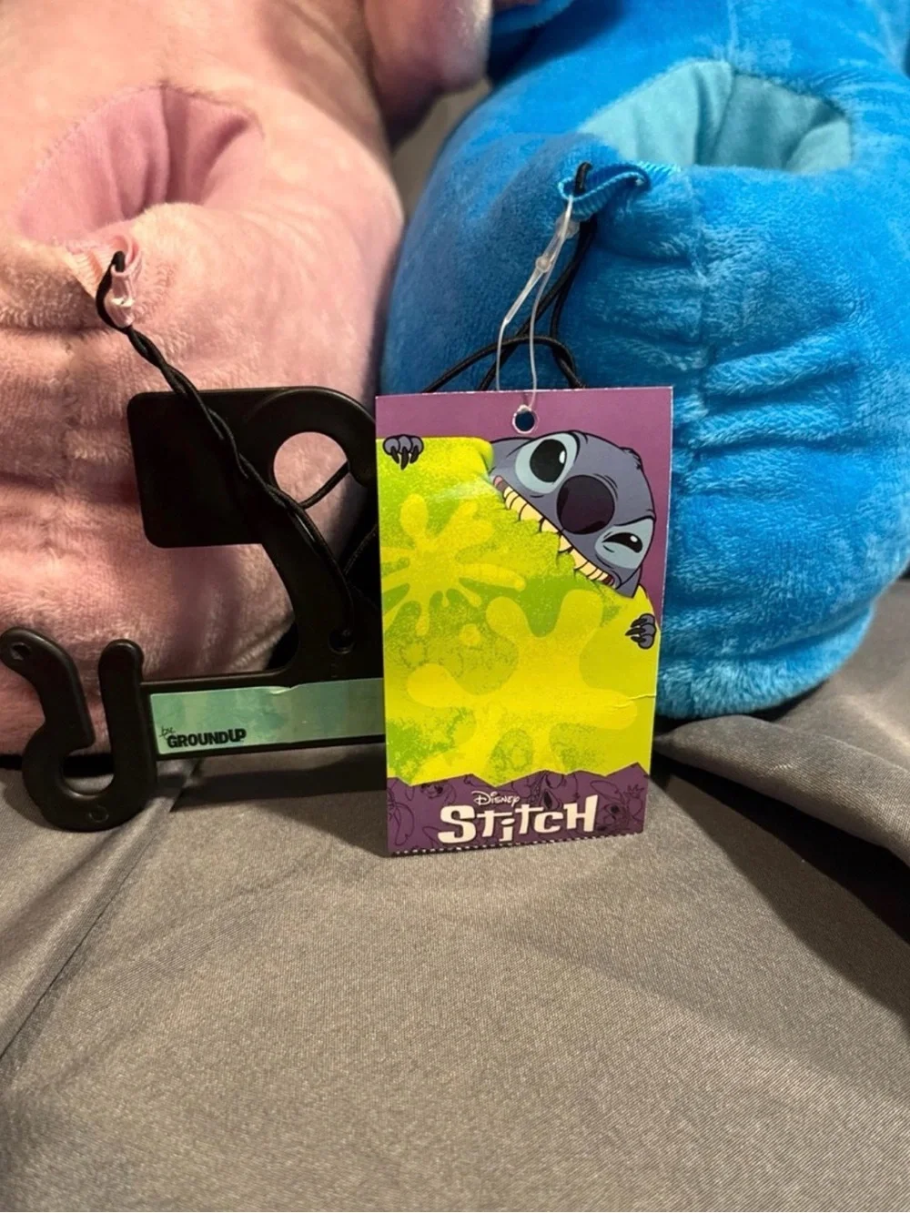 Disney Stitch and Angel Plush Character Slippers